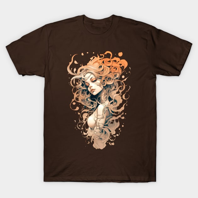 Sea foam T-Shirt by NemfisArt